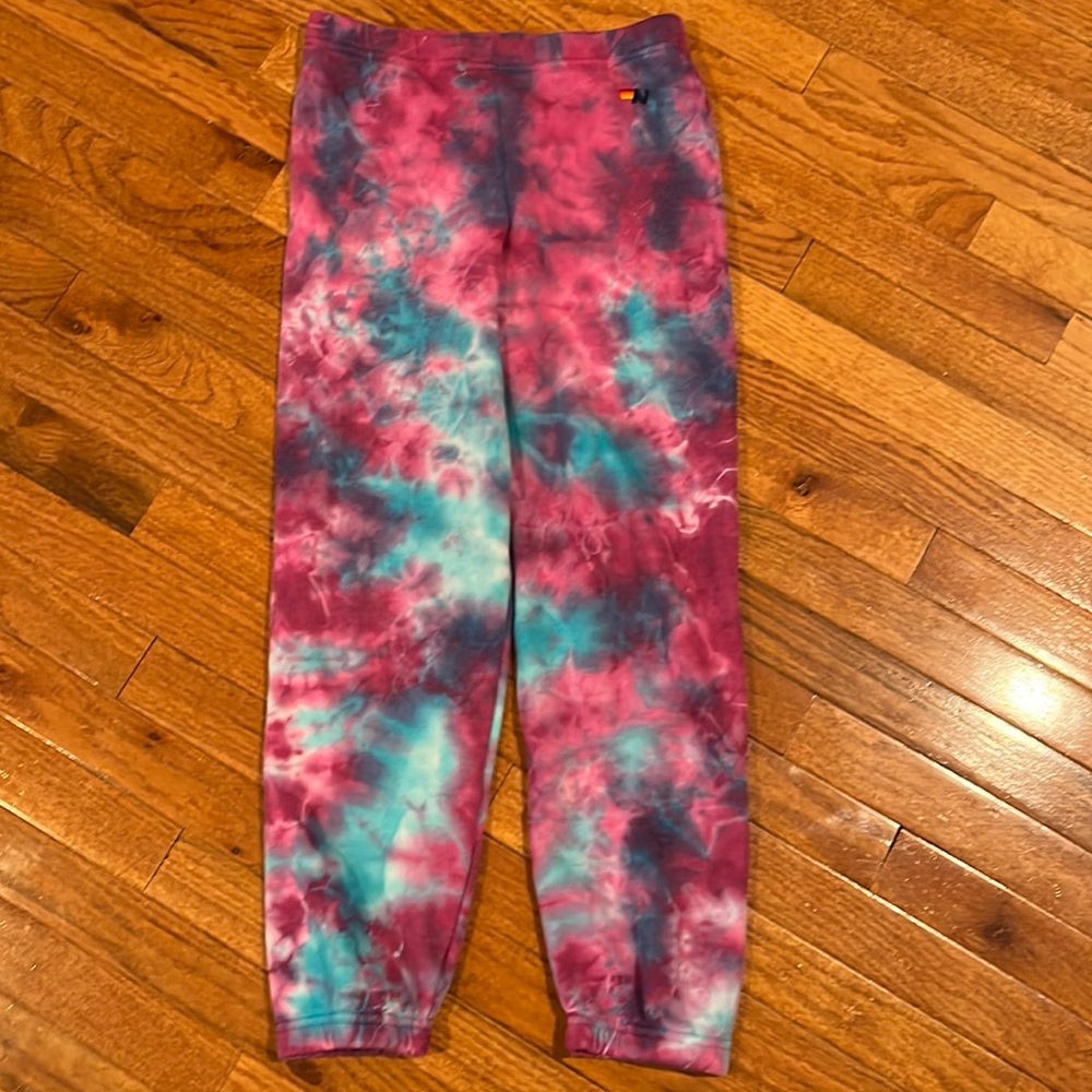 EUC AVIATOR NATION Kids size 14 tie-dye sweatpants